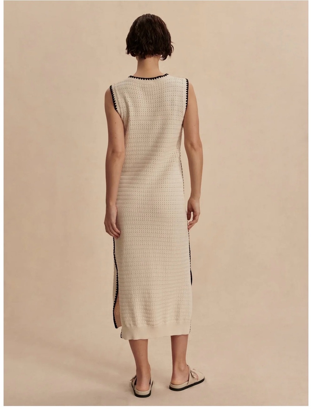Varley Dwight Tank Knit Midi Dress, size S - Picture 2 of 6